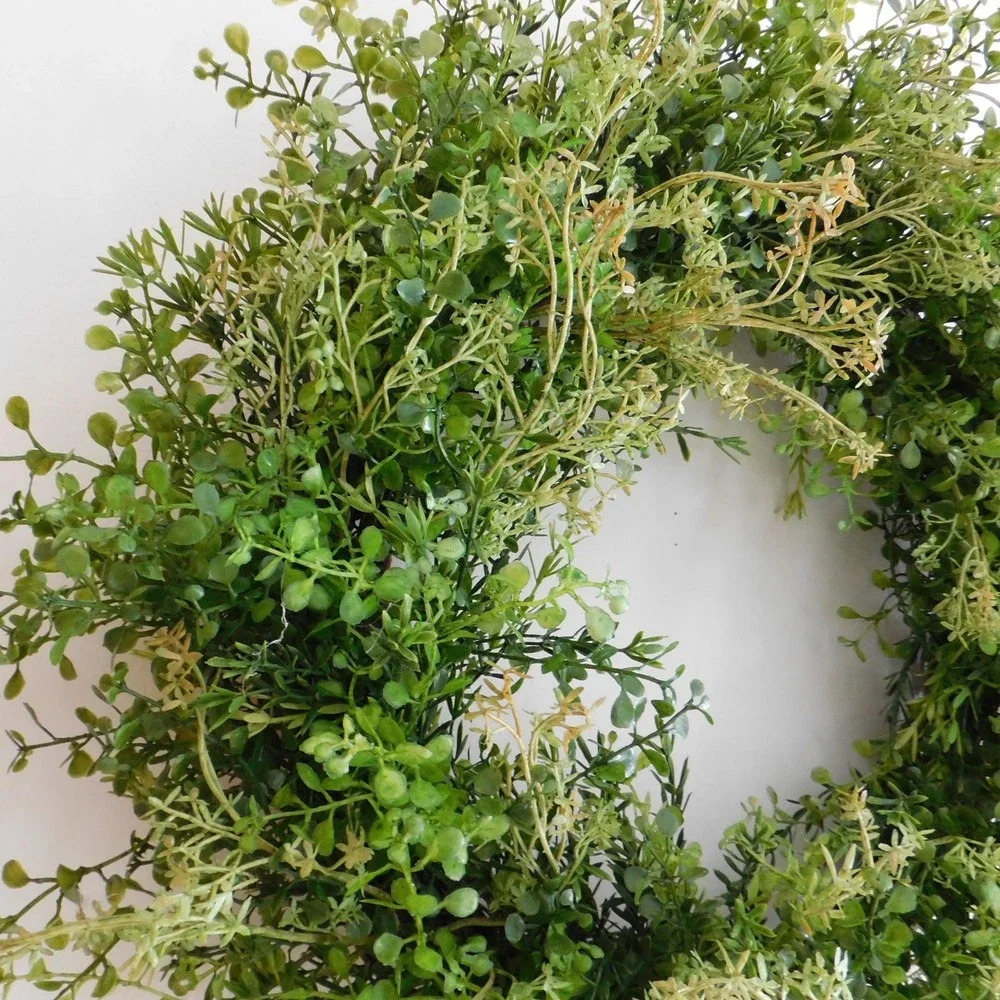 Year Round Greenery Wreath‎ with Willow Branches Spring Wreath Mossy